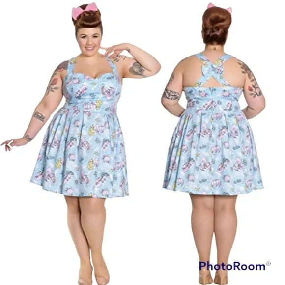 Hell Bunny Dresses Hell Bunny Andrina Little Mermaid Mini